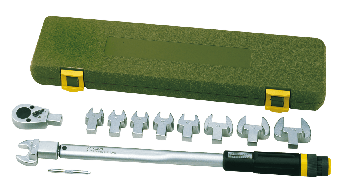 Kit llave dinamométrica 1/2" MC200 multi + llaves (40-200 nm) - Imagen frontal del producto