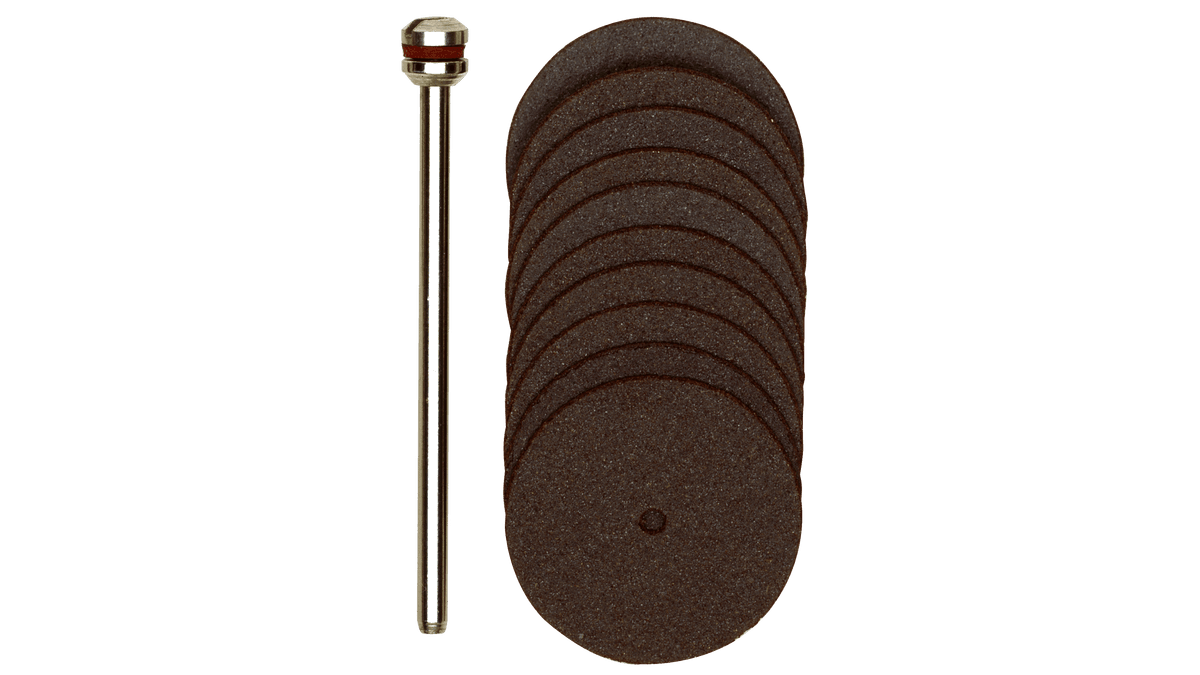 Set 10 discos separadores corindón 22 mm + vástago - Image du produit